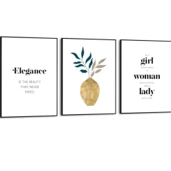 Reinders Set poster met lijst - Elegant