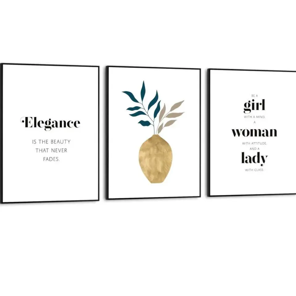 Reinders Set poster met lijst - Elegant
