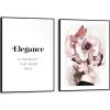 Reinders Set poster met lijst - Elegante Bloemenvrouw Clearance