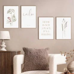 Reinders Set poster met lijst - Gevoel van thuis New