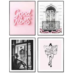 Reinders Set poster met lijst - Good Vibes Discount
