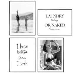 Reinders Set poster met lijst - Humor bundle Best