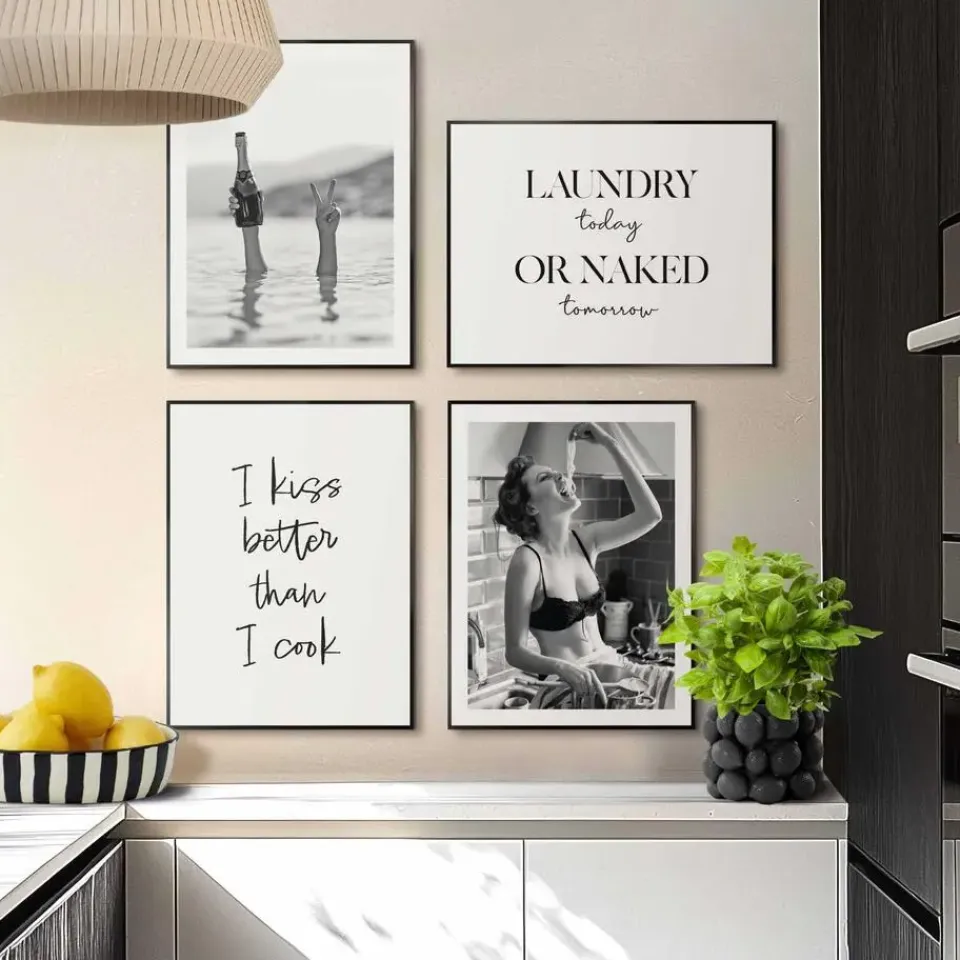 Reinders Set poster met lijst - Humor bundle Best