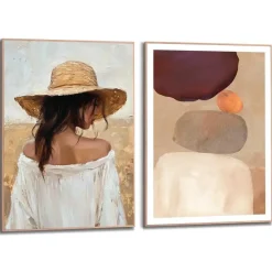 Reinders Set poster met lijst - Onder de zon Hot