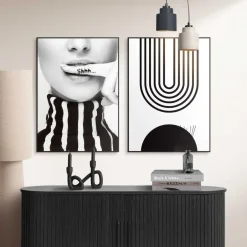 Reinders Set poster met lijst - Stilte in Stijl