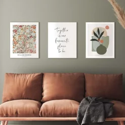 Reinders Set poster met lijst - William Morris - Bloemen Sale