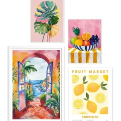 Reinders Set poster met lijst - Zomer in huis Outlet