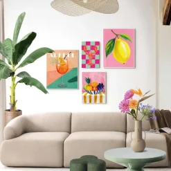 Reinders Set poster met lijst - Zomerse set New