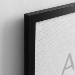 Merkloos Set van 2 Fotokaders - A4 formaat - Foto Lijsten in MDF Hout - Zwart Sale