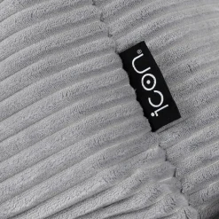 icon Set van 2 Kinderzitzakken Dalton - Corduroy Zitzak - Grijs New