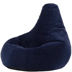 icon Set van 2 Kinderzitzakken Dalton - Corduroy Zitzak - Marineblauw Outlet