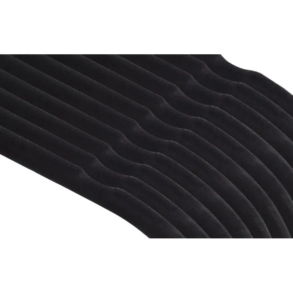 Merkloos Set van 30 Kledinghangers met Fluwelen laagje - Zwart Clearance