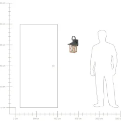 Beliani SHAGGIE - Wandlamp - Koper - Ijzer Outlet