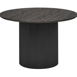 Beliani SHEHO - Eettafel - Zwart - 120 cm - MDF New