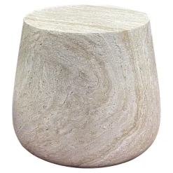 House Nordic Sidetable Fiberclay Naturel - 47,5x47,5x41cm - Bonn Outlet