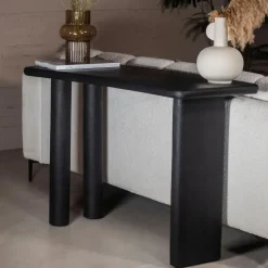 Giga Meubel Sidetable Mangohout Zwart - 113x44x76cm - Rumi New
