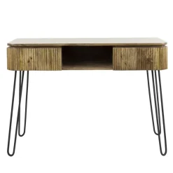 Dimehouse Sidetable Maria mangohout 2 lades - 40x110x77 cm - Mangohout - Bruin