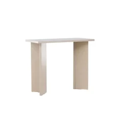 Fjôrd Sidetable Rechthoek - Beige MDF - 90x42x75cm - Kristiansund Clearance