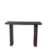 Giga Meubel Sidetable Zwart - Mangohout - 113x44x76cm - Tafel Rumi Sale