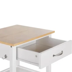 Beliani SIENA - Keukentrolley - Wit - MDF Online