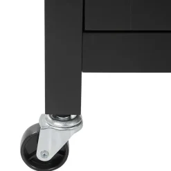 Beliani SIENA - Keukentrolley - Zwart - MDF Best