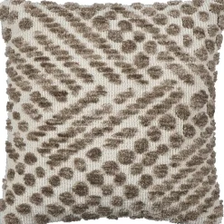 Leen Bakker Sierkussen Damian - taupe - 45x45 cm Best