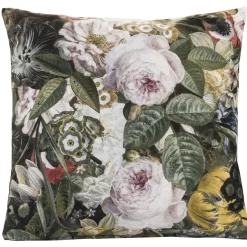 Leen Bakker Sierkussen Elna - groen/oker - 45x45 cm Best