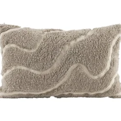 Leen Bakker Sierkussen Guust - grijs/wit - 30x50 cm New