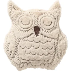 Textino Sierkussen Owl - Whitecap Gray - 35x40 cm New