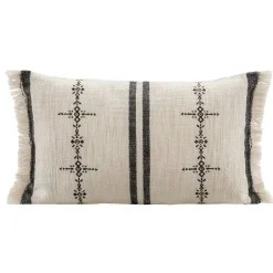 Leen Bakker Sierkussen Xavi - off-white/zwart - 30x50 cm Sale