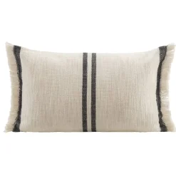 Leen Bakker Sierkussen Xavi - off-white/zwart - 30x50 cm Sale