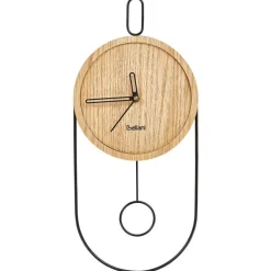 Leen Bakker SIERRE - Wandklok - Lichtbruin - MDF Hot