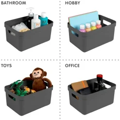 Sunware Sigma home opbergbox 5L antraciet