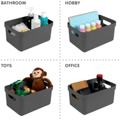 Sunware Sigma home opbergbox 5L antraciet