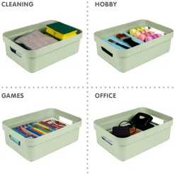 Sunware Sigma home opbergbox 9L groen