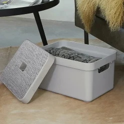 Sunware Sigma home opbergdeksel 13+25 liter - lichtgrijs - 3,4x24,2x34,2 cm New