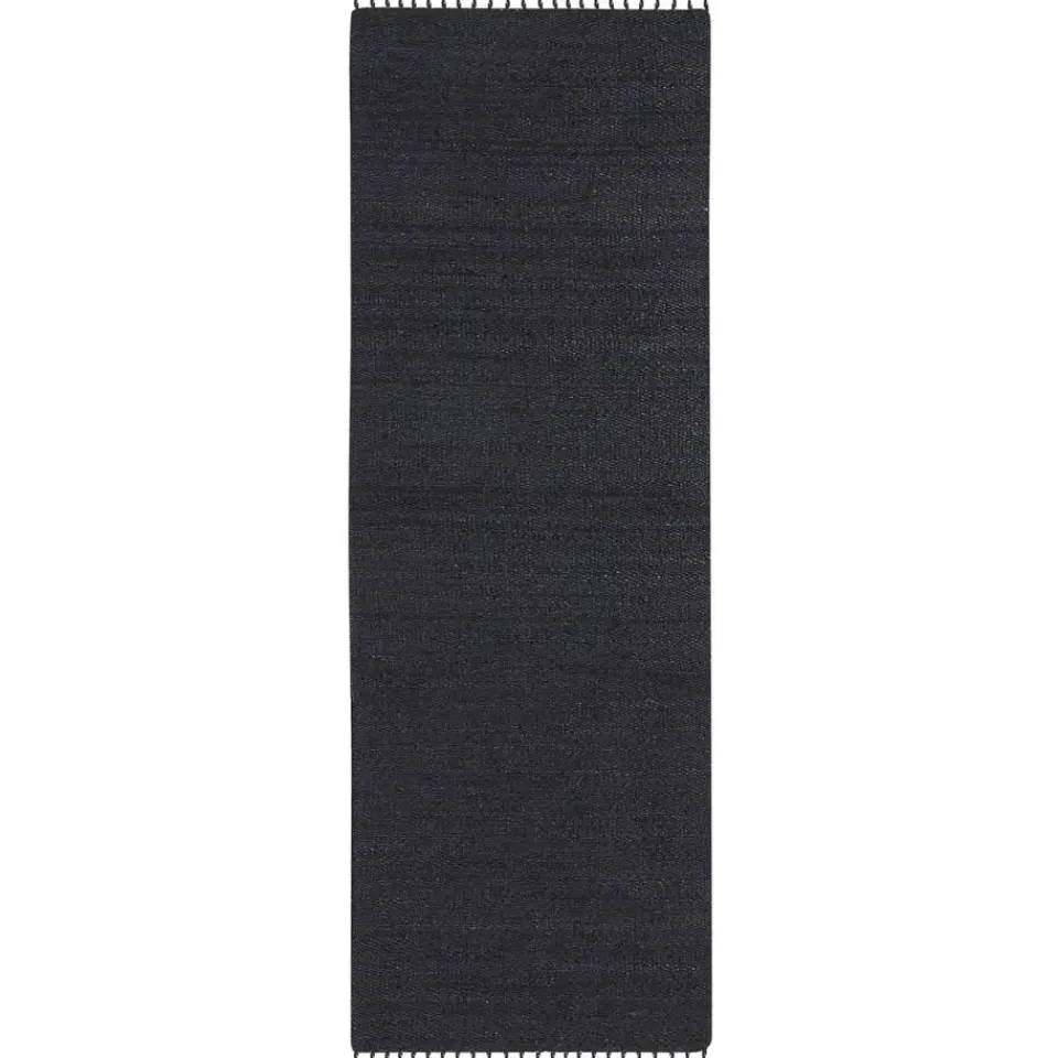 Beliani SINANKOY - Loper tapijt - Zwart - 80 x 300 cm - Jute New