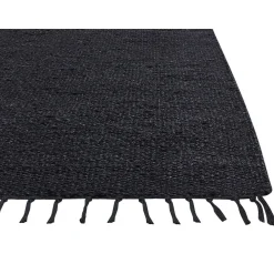 Beliani SINANKOY - Loper tapijt - Zwart - 80 x 300 cm - Jute New