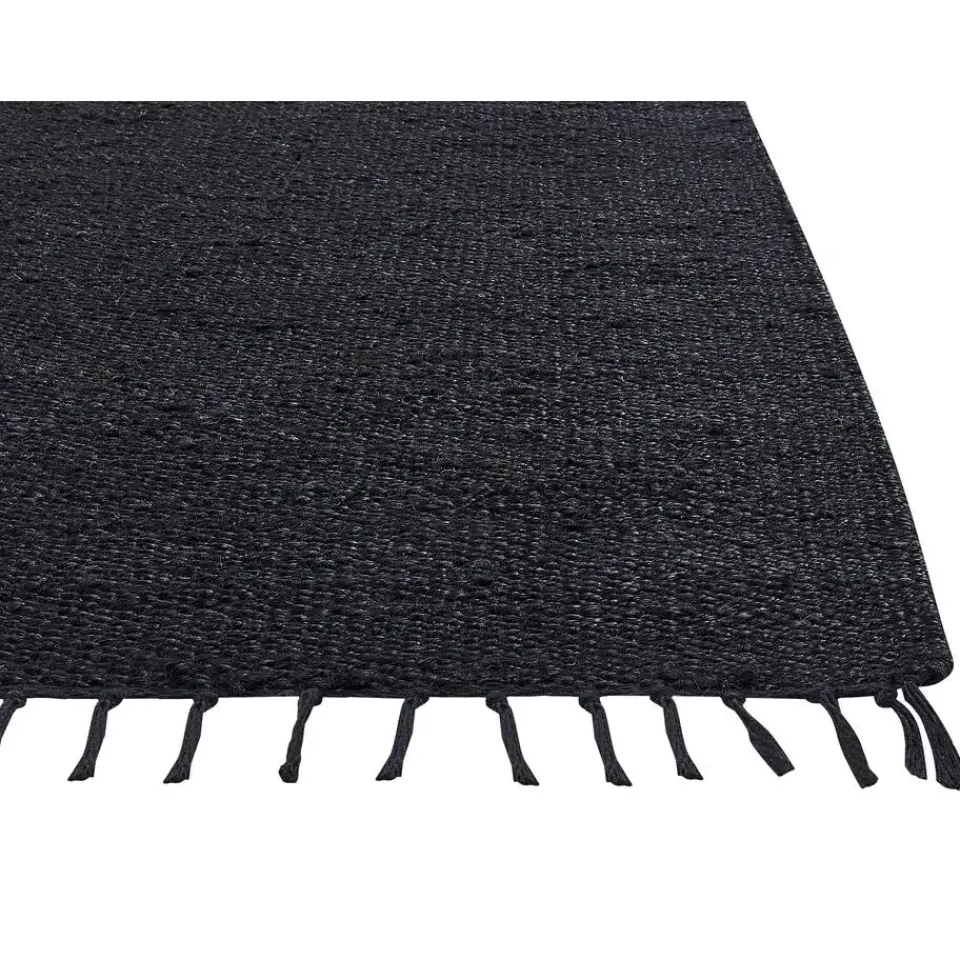 Beliani SINANKOY - Loper tapijt - Zwart - 80 x 300 cm - Jute New