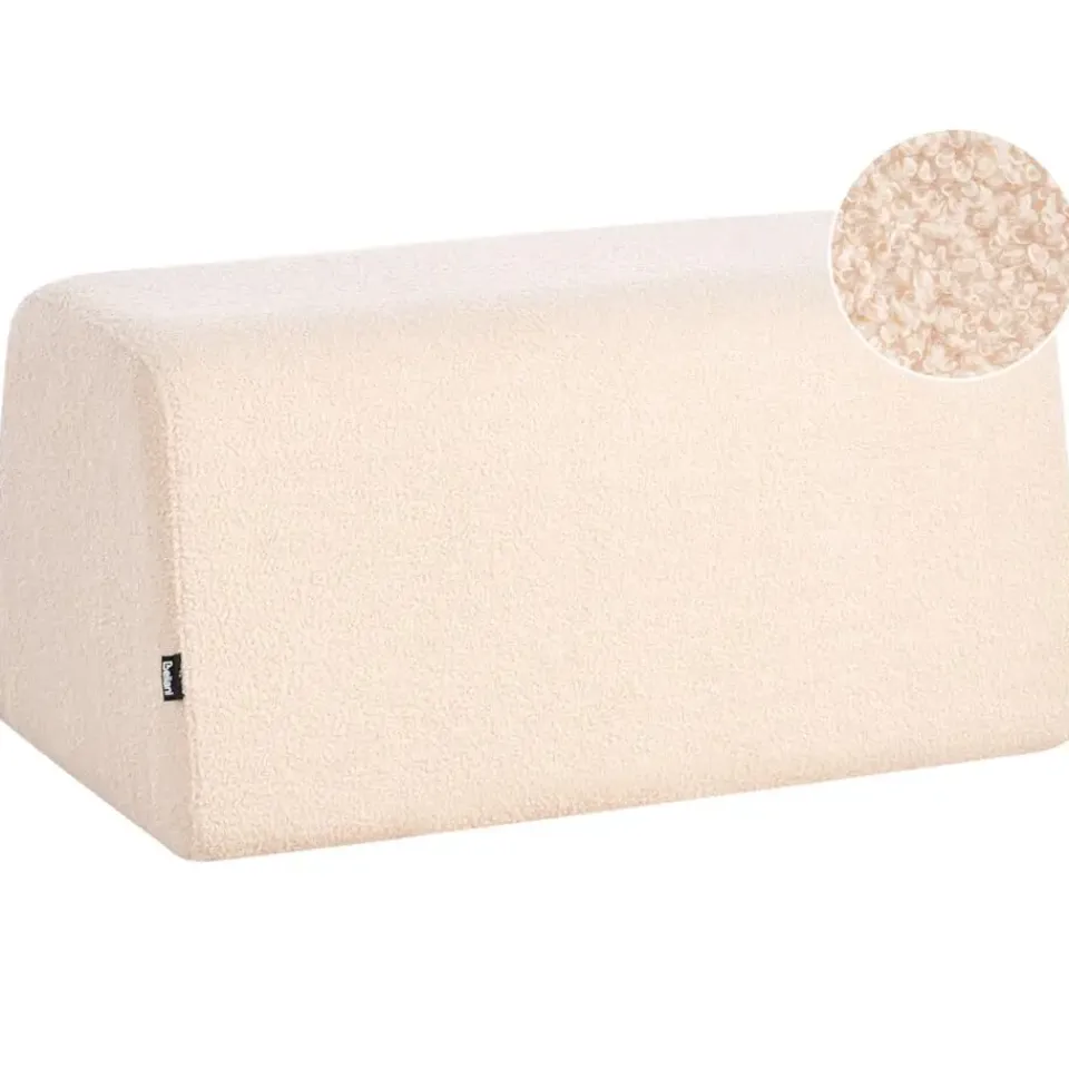 Leen Bakker SINCLAIR - Poef - Beige - Bouclé Sale