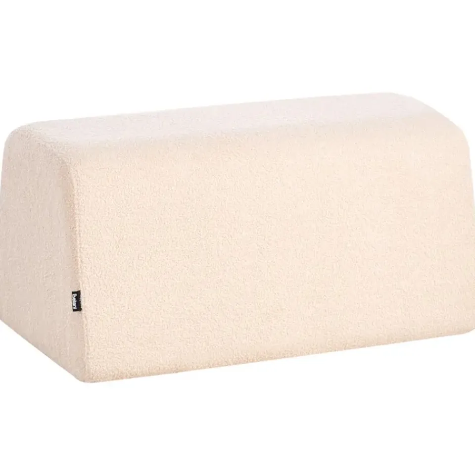 Leen Bakker SINCLAIR - Poef - Beige - Bouclé Sale