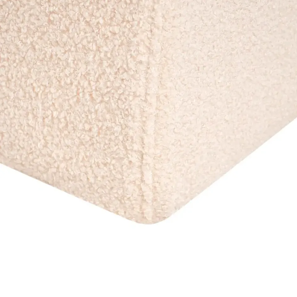 Leen Bakker SINCLAIR - Poef - Beige - Bouclé Sale