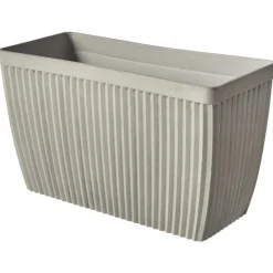 Leen Bakker SISAL - Bloempot - Beige - 73 x 32 cm - Steenmengsel Best