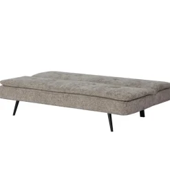 Giga Meubel Slaapbank 3-Zits - Taupe Stof - Zithoogte 41cm - 179x87x80cm - Olive Best