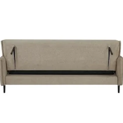 Giga Meubel Slaapbank 3-Zits - Taupe Stof - Zithoogte 47cm - 200x85x87cm - Torvi Hot