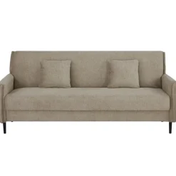 Giga Meubel Slaapbank 3-Zits - Taupe Stof - Zithoogte 47cm - 200x85x87cm - Torvi Hot