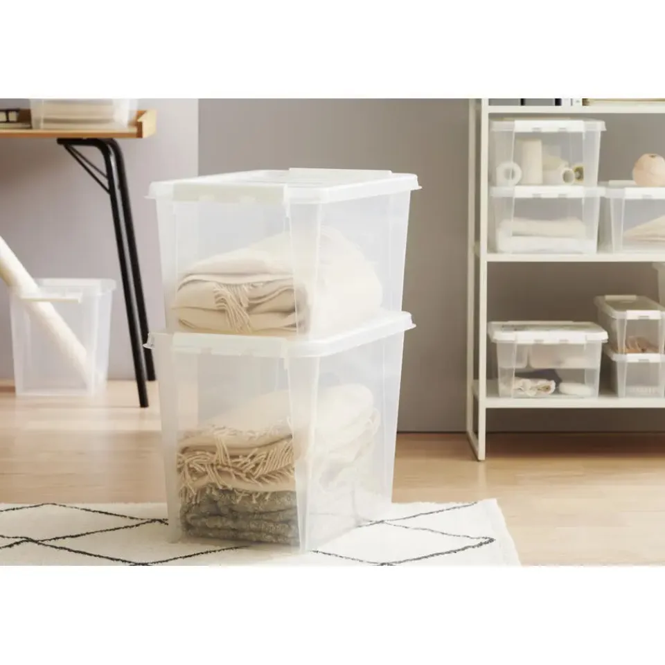 SmartStore Stevige Opbergbox 46L Set van 3 - 59x39x31cm Clearance