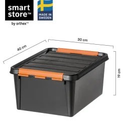SmartStore Stevige Opbergbox 14L Set van 2 - 40x30x19cm Best