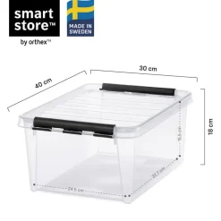 SmartStore Stevige Opbergbox 14L Set van 2 - 40x30x18cm Best