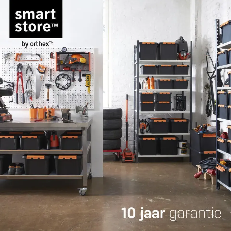 SmartStore Stevige Opbergbox 14L Set van 3 - 40x30x19cm Hot
